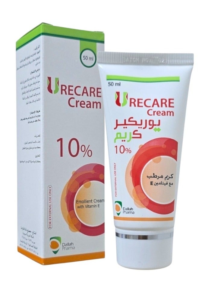 Dallah Pharma Urecare Cream 10% Emollient Cream With Vitamin E 50Ml - Image 1